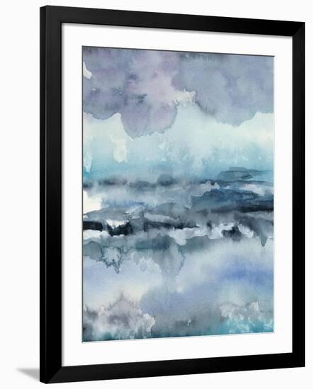 Blue Tide I-Chariklia Zarris-Framed Art Print