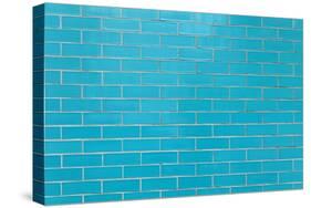 Blue Tiles Wall-Baloncici-Stretched Canvas