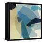 Blue Tissue Paper I-null-Framed Stretched Canvas