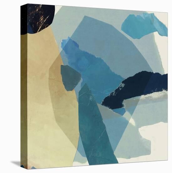 Blue Tissue Paper I-null-Stretched Canvas