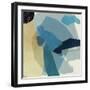 Blue Tissue Paper I-null-Framed Art Print