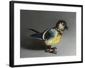 Blue Tit, 2016,-Peter Jones-Framed Giclee Print