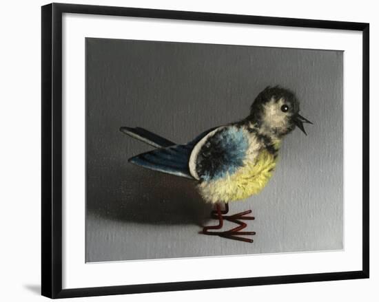 Blue Tit, 2016,-Peter Jones-Framed Giclee Print