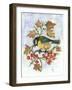 Blue Tit on Hawthorn-Nell Hill-Framed Giclee Print