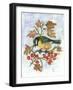 Blue Tit on Hawthorn-Nell Hill-Framed Giclee Print