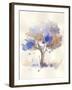 Blue Tranquil Serenity I-Jacob Q-Framed Art Print