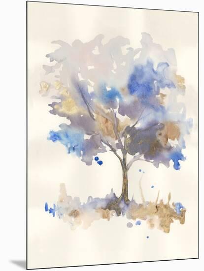 Blue Tranquil Serenity II-Jacob Q-Mounted Art Print