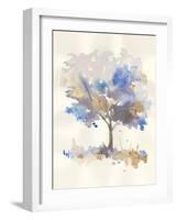 Blue Tranquil Serenity II-Jacob Q-Framed Art Print