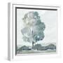 Blue Tree Forest I-null-Framed Art Print