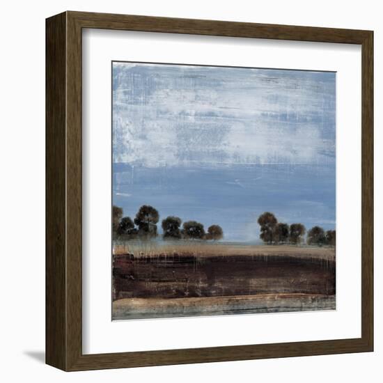 Blue Tree Line-Simon Addyman-Framed Art Print