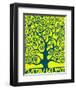 Blue Tree of Life-Gustav Klimt-Framed Premium Giclee Print