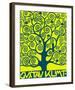 Blue Tree of Life-Gustav Klimt-Framed Premium Giclee Print