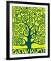 Blue Tree of Life-Gustav Klimt-Framed Premium Giclee Print