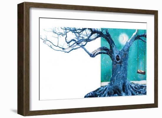 Blue Tree-Nancy Tillman-Framed Art Print