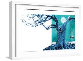 Blue Tree-Nancy Tillman-Framed Art Print