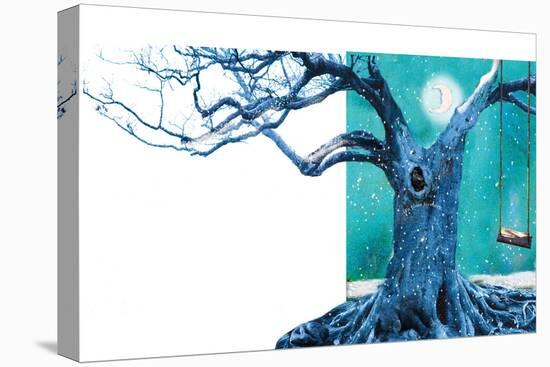 Blue Tree-Nancy Tillman-Stretched Canvas