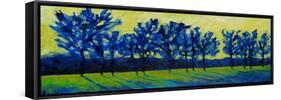 Blue Trees-Patty Baker-Framed Stretched Canvas