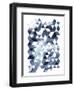 Blue Triangles-OnRei-Framed Art Print