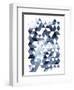 Blue Triangles-OnRei-Framed Art Print