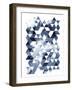 Blue Triangles-OnRei-Framed Art Print