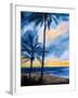 Blue Tropic Nights I-Linda Baliko-Framed Premium Giclee Print