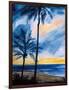 Blue Tropic Nights I-Linda Baliko-Framed Art Print