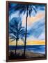 Blue Tropic Nights I-Linda Baliko-Framed Art Print