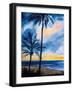 Blue Tropic Nights I-Linda Baliko-Framed Premium Giclee Print