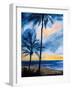 Blue Tropic Nights I-Linda Baliko-Framed Premium Giclee Print