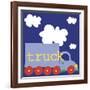 Blue Truck-Erin Clark-Framed Giclee Print