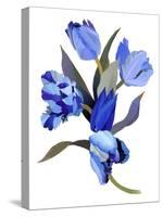 Blue tulip-Hiroyuki Izutsu-Stretched Canvas