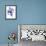 Blue tulip-Hiroyuki Izutsu-Framed Giclee Print displayed on a wall