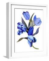 Blue tulip-Hiroyuki Izutsu-Framed Giclee Print