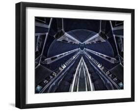 Blue Tunnel, 2014-Ant Smith-Framed Giclee Print