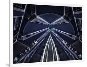 Blue Tunnel, 2014-Ant Smith-Framed Giclee Print