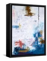 Blue turquoise-Hyunah Kim-Framed Stretched Canvas