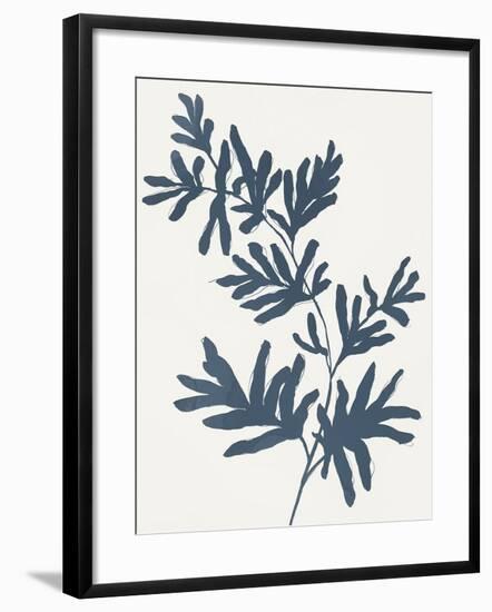 Blue Twig II-Isabelle Z-Framed Art Print