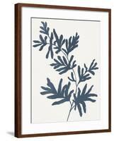 Blue Twig II-Isabelle Z-Framed Art Print