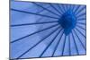 Blue Umbrella-Kathy Mahan-Mounted Photographic Print