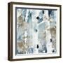 Blue Upon the Hill Square II-Lanie Loreth-Framed Art Print