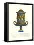 Blue Urn I-Giovanni Battista Piranesi-Framed Stretched Canvas