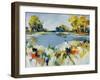 Blue Valley View I-Sydney Edmunds-Framed Giclee Print