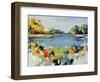 Blue Valley View II-Sydney Edmunds-Framed Giclee Print