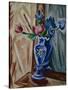 Blue Vase with Flowers, 1913-Olga Vladimirovna Rozanova-Stretched Canvas