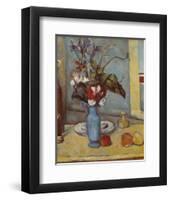 Blue Vase-Paul Cézanne-Framed Art Print