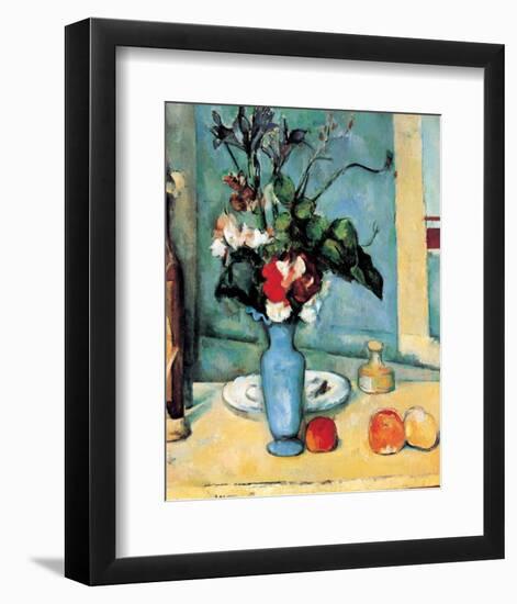 Blue Vase-Paul Cézanne-Framed Premium Giclee Print