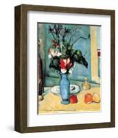 Blue Vase-Paul Cézanne-Framed Premium Giclee Print