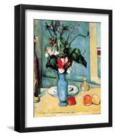 Blue Vase-Paul Cézanne-Framed Premium Giclee Print