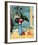 Blue Vase-Paul Cézanne-Framed Premium Giclee Print