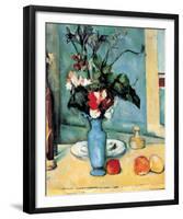 Blue Vase-Paul Cézanne-Framed Premium Giclee Print